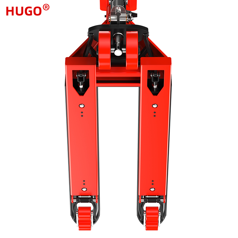 Lift Long Pallet Nylon PU Wheel Weigh Scale Pallet Truck 2ton
