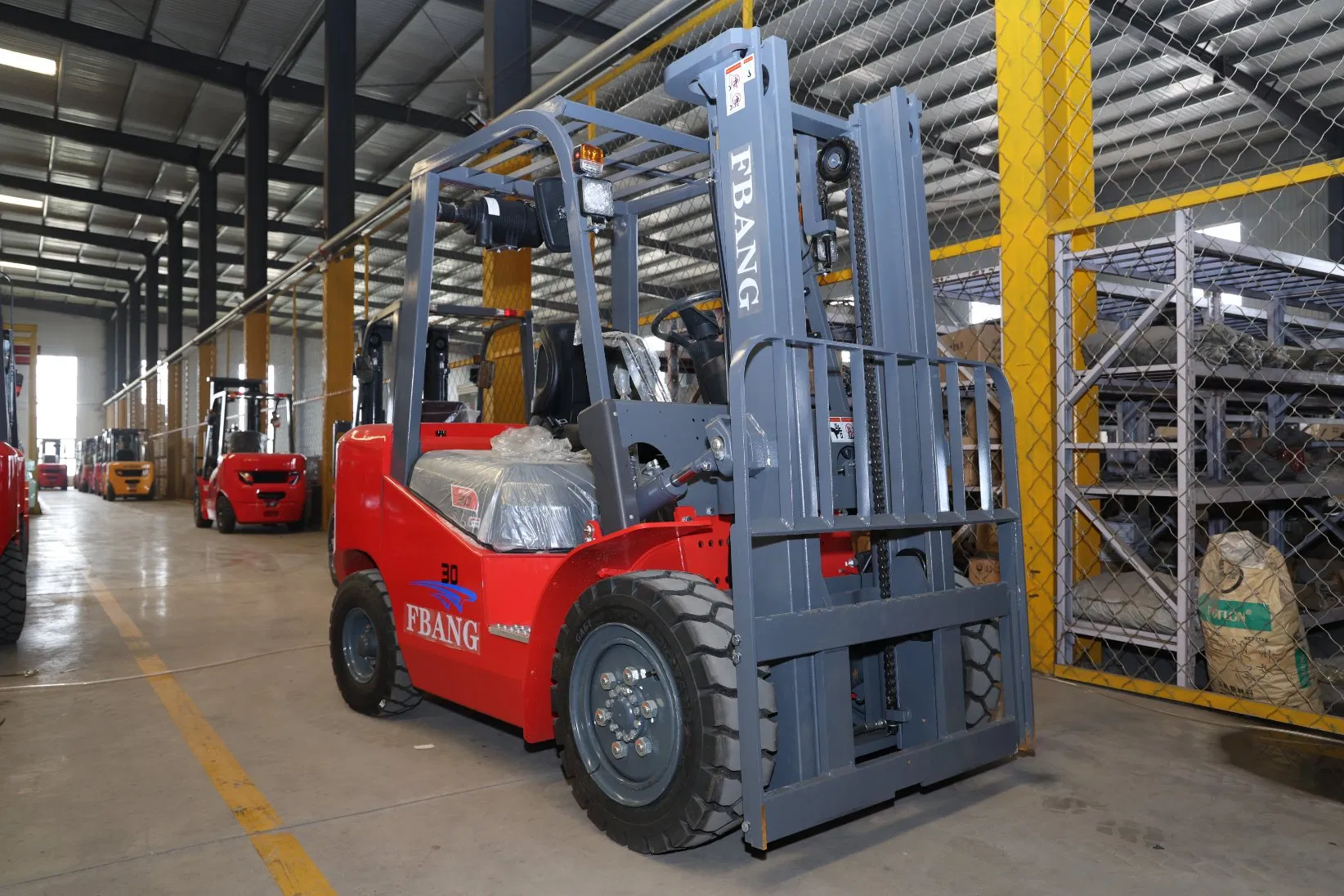 Forklift 3 Ton Diesel EPA Engine 3 Ton Forklift Warehouse Cheap Forklifts with Attachments