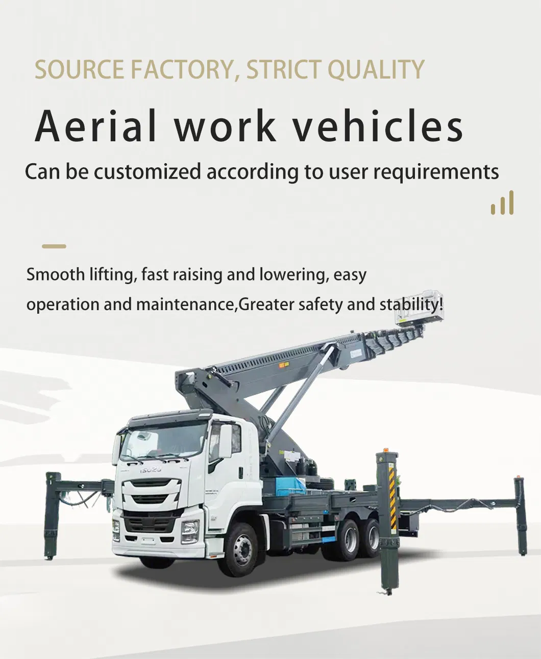 60-Meter Straight Boom Aerial Work Platform Truck