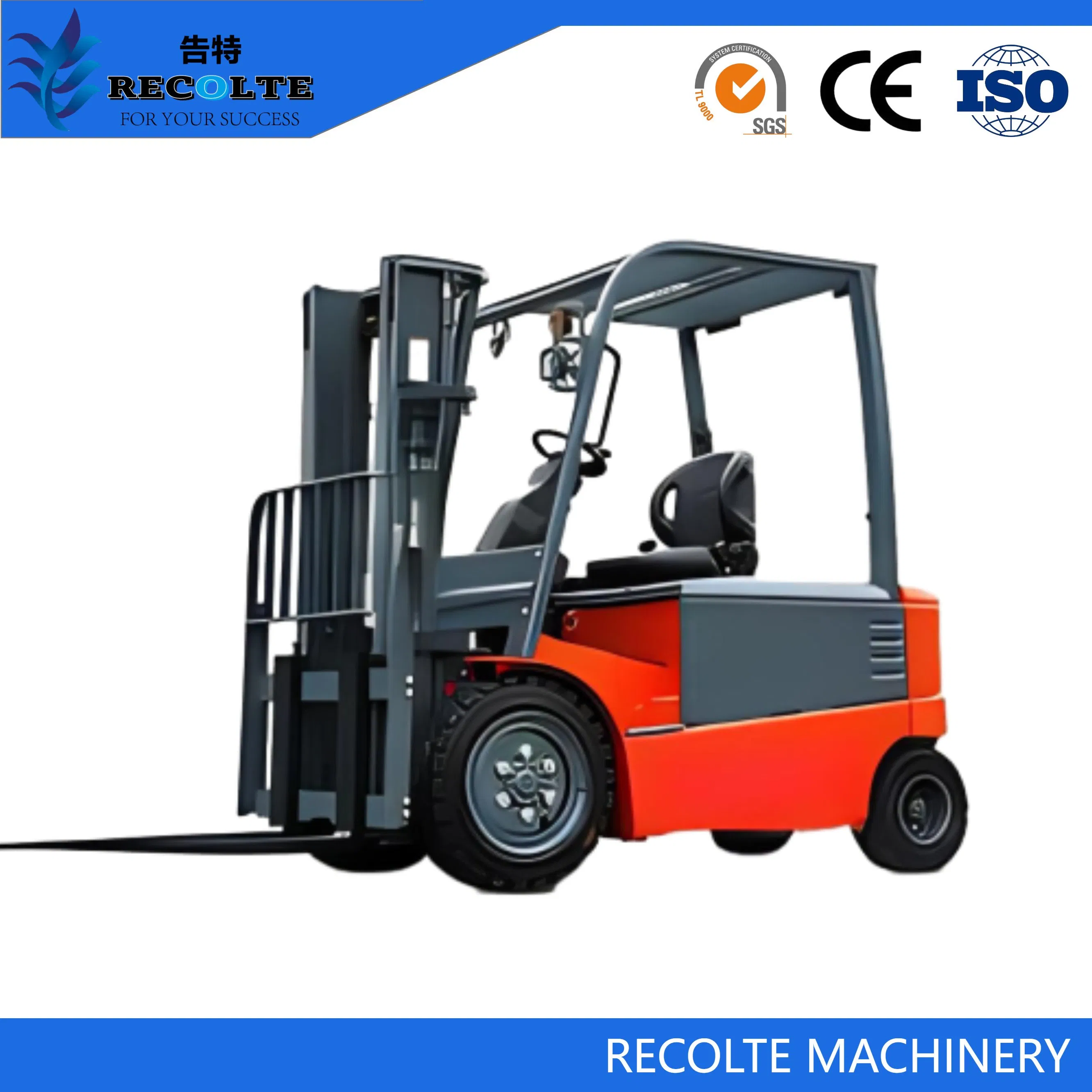 2.0 Ton Electrical Lithium Battery Forklift/Smart Forklift with Automated Features