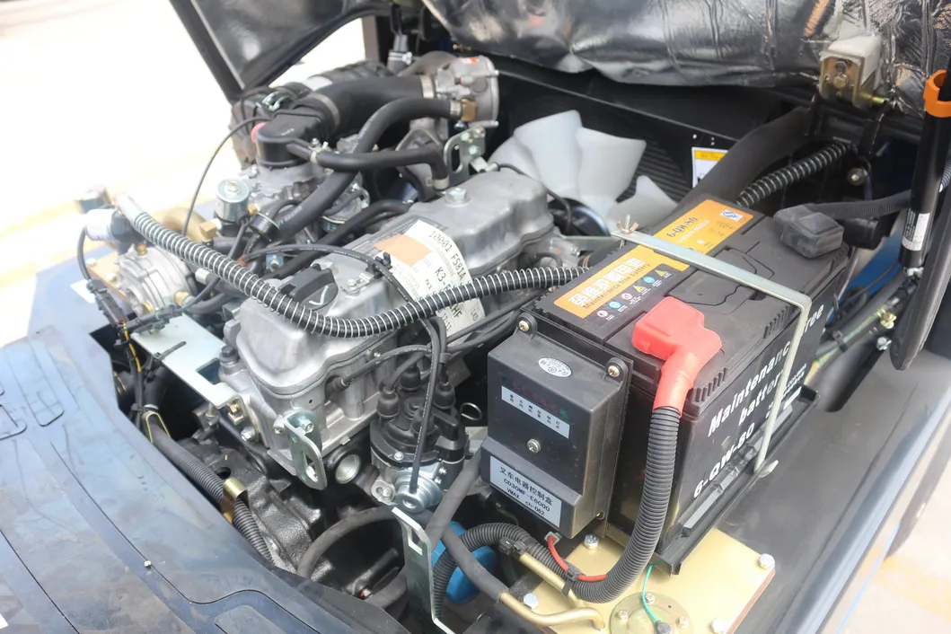 LPG Forklift Side View