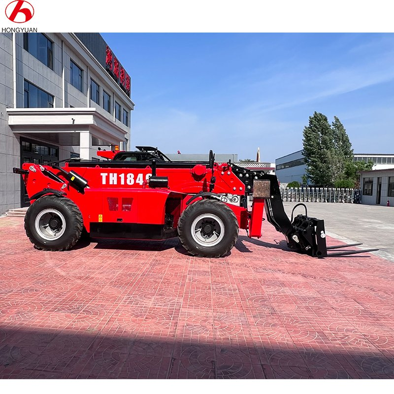 Shandong Guchi Diesel Telehandler Loader 18m Lifting Height Telescopic Handler Forklift