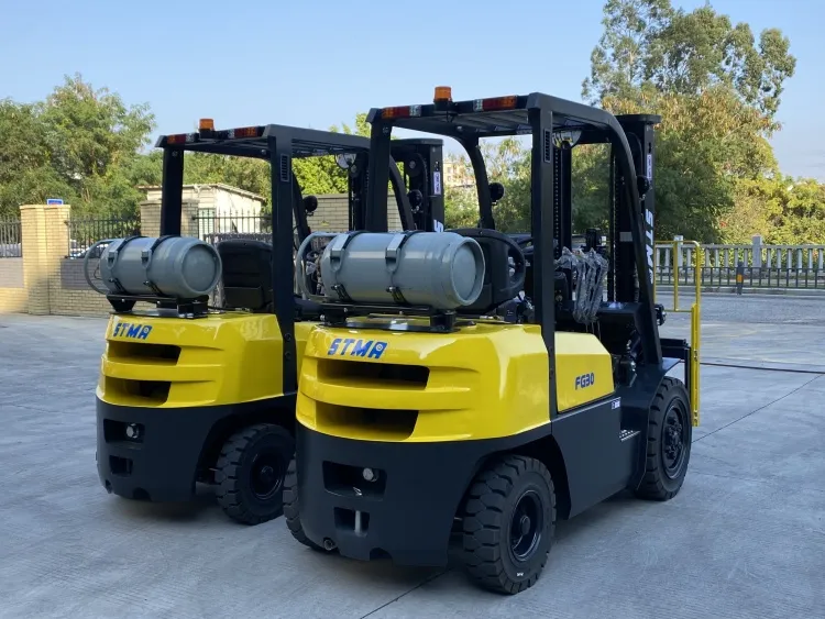 LPG Forklift Operation View