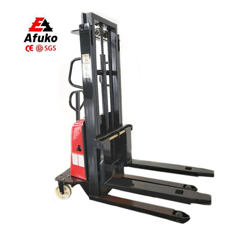 400kg Capacity Semi Electric Stacker Forklift