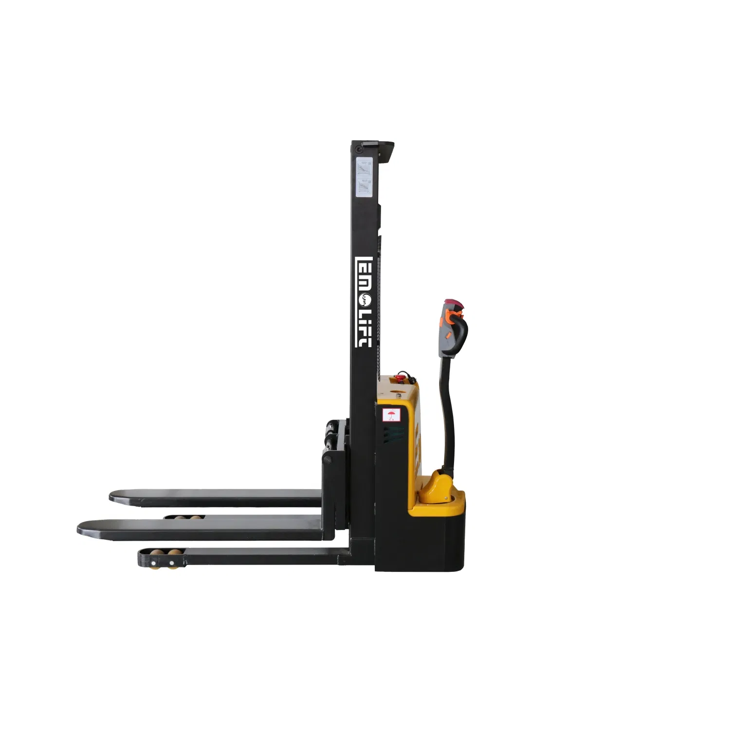 Factory Self Loading Stacker Lift 1500kg Full Electric Walking Type Lift Forklift