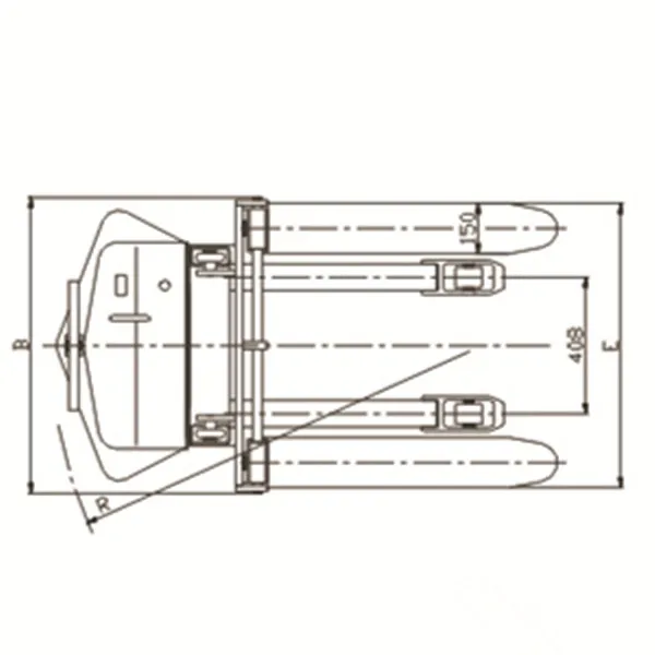 Semi-Electric Stacker Detail 2