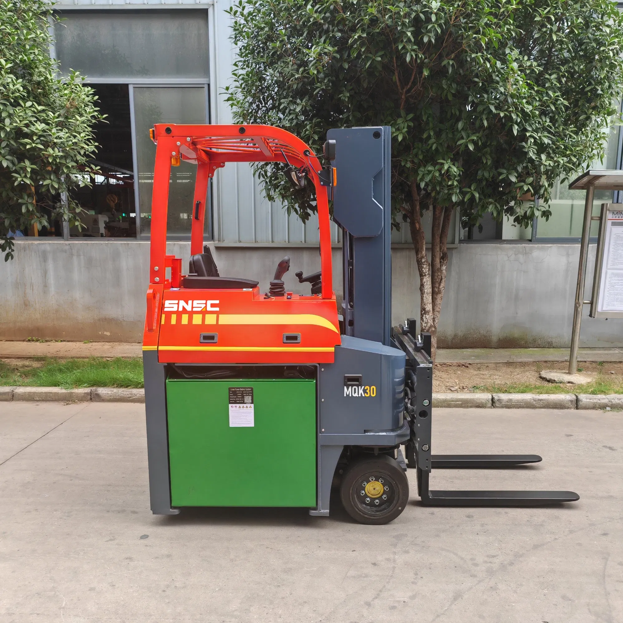 Omni-Directional Forklift Narrow Aisle Battery Powered 3ton 4ton Electric Multi-Directional Side Loader Forklift Truck