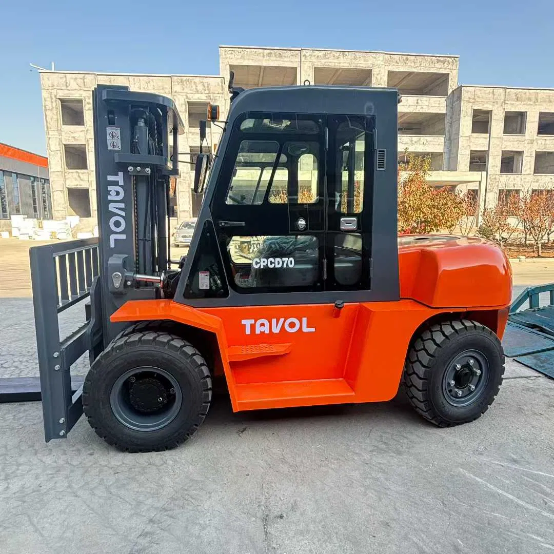 Heavy Duty Forklift Warehouse Diesel Fork Lifter 5ton 7ton 8ton with Cabin