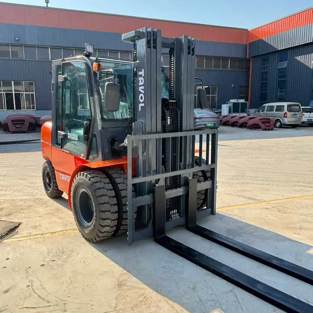 Heavy Duty Forklift Warehouse Diesel Fork Lifter 5ton 7ton 8ton with Cabin