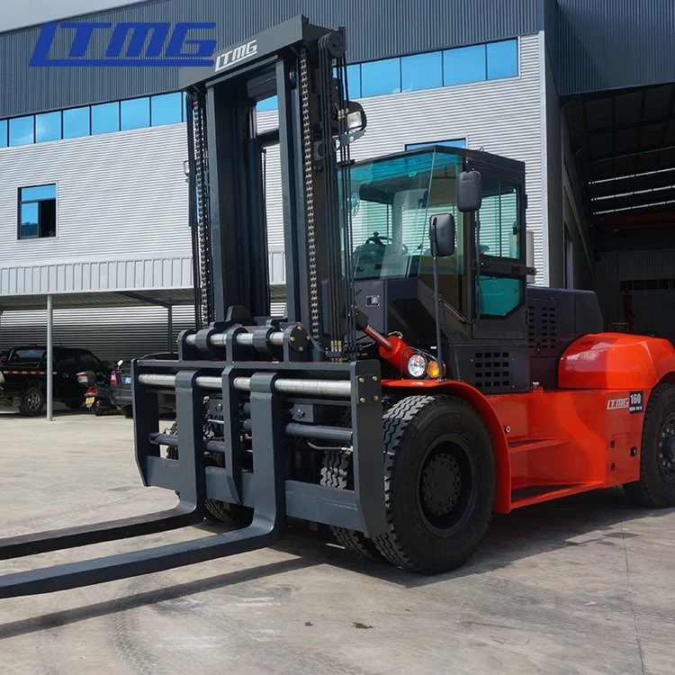 Ltmg 16000kg 16 Ton Diesel Forklift Truck with 3.5m Lifting Height and Fork Positioner