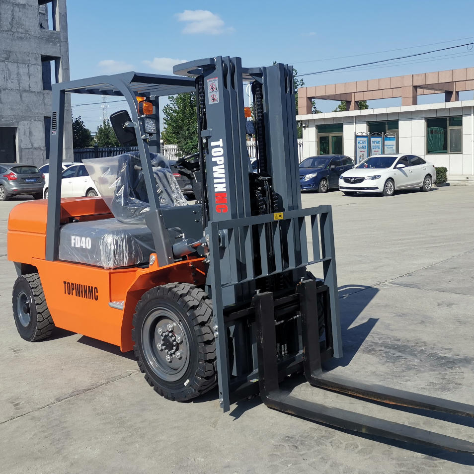 2/2.5/3/3.5/4/4.5/5 Ton Triple Mast Lift 4.5m Hydraulic Diesel Forklift Truck with Paper Clamp