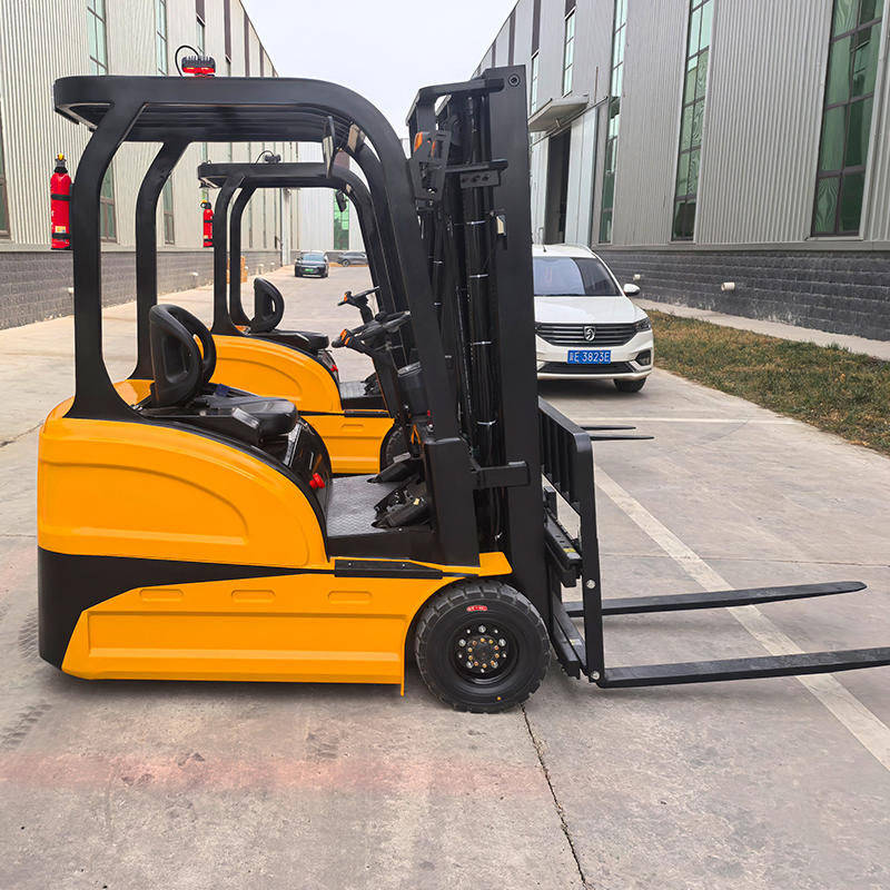 Free Shipping Three-Wheele Forklift ISO EPA CE 60V 0.5 Ton 1 Ton 1.5 Ton 2 Ton 5 Ton Mini Electric Forklifts Trucks Price Battery Forklift Electric