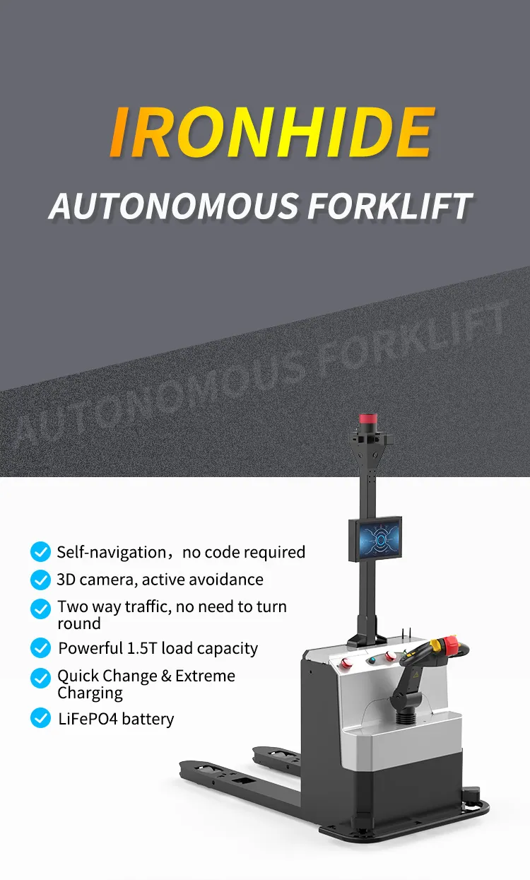Autonomous Forklift View 1