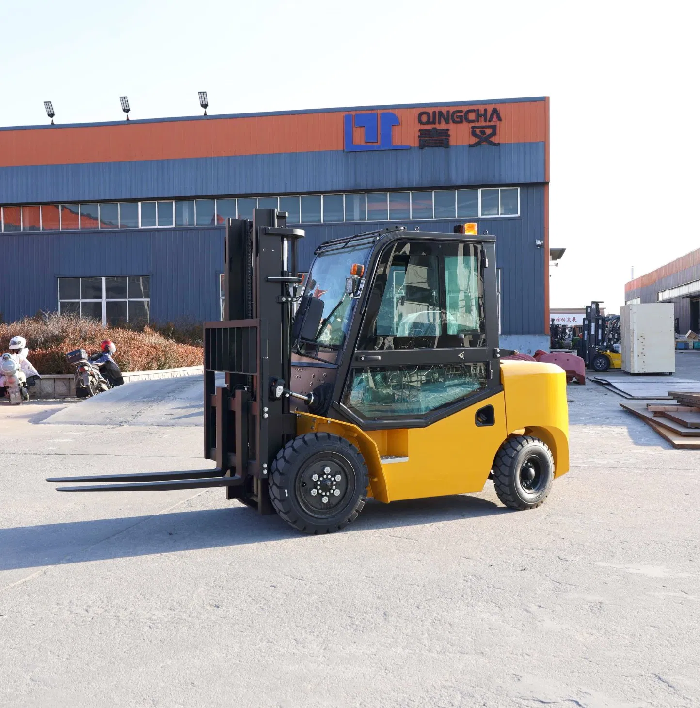 Heavy Duty 3 Ton 3.5ton 3500kg Diesel Forklift Lifting Truck Chinese Factory Counterbalance Construction Heavy Duty