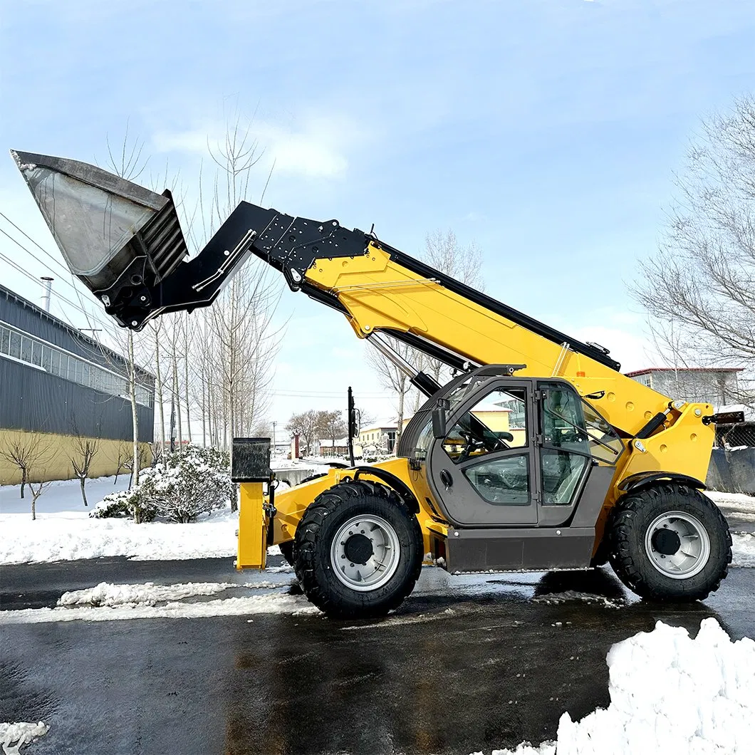 High Performance Heightened Telescopic Forklift Multi-Purpose Telescopic Loader 6-Ton Load King Telehandler Machinery Manufacturer Telescopic Forklift