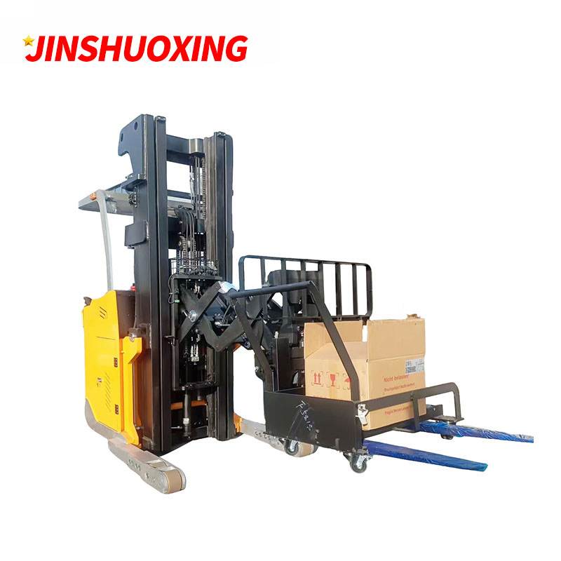 Standing Type Seated Electric Double Deep Reach Forklift with Scissor Fork