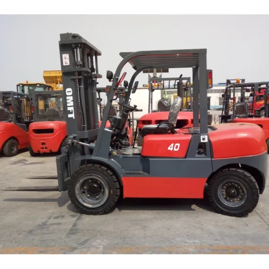 Automated 4 Ton Cpcd40 Fork Lift Truck with Sideshift Diesel Poerred Forklift