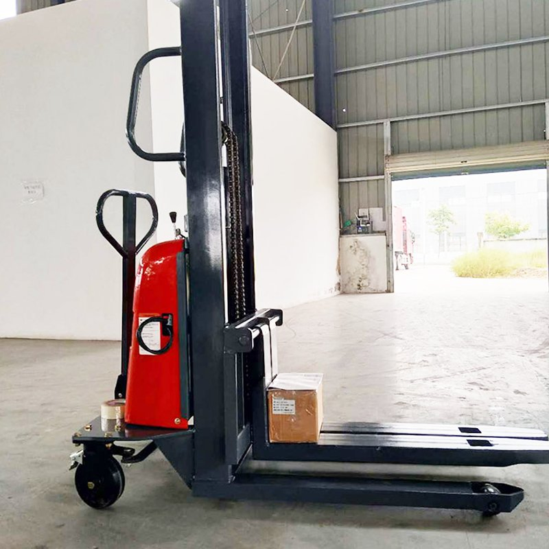 400kg Capacity Semi Electric Stacker Forklift