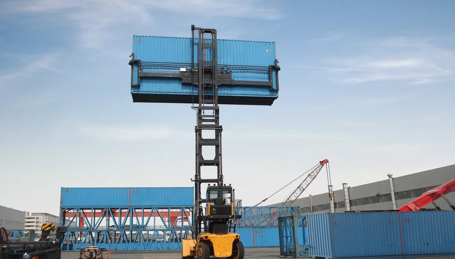 Factory Supply 10ton Sdcy100K9h1-T Twin Empty Container Handler