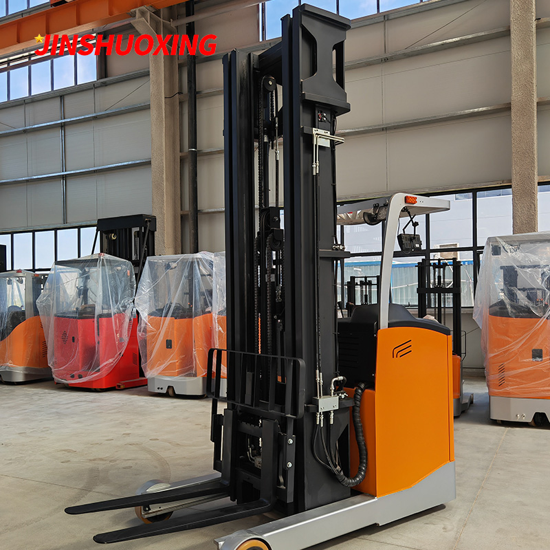 1500/2000/2500/3000kg Electric Battery Reach Forklift Truck Stacker