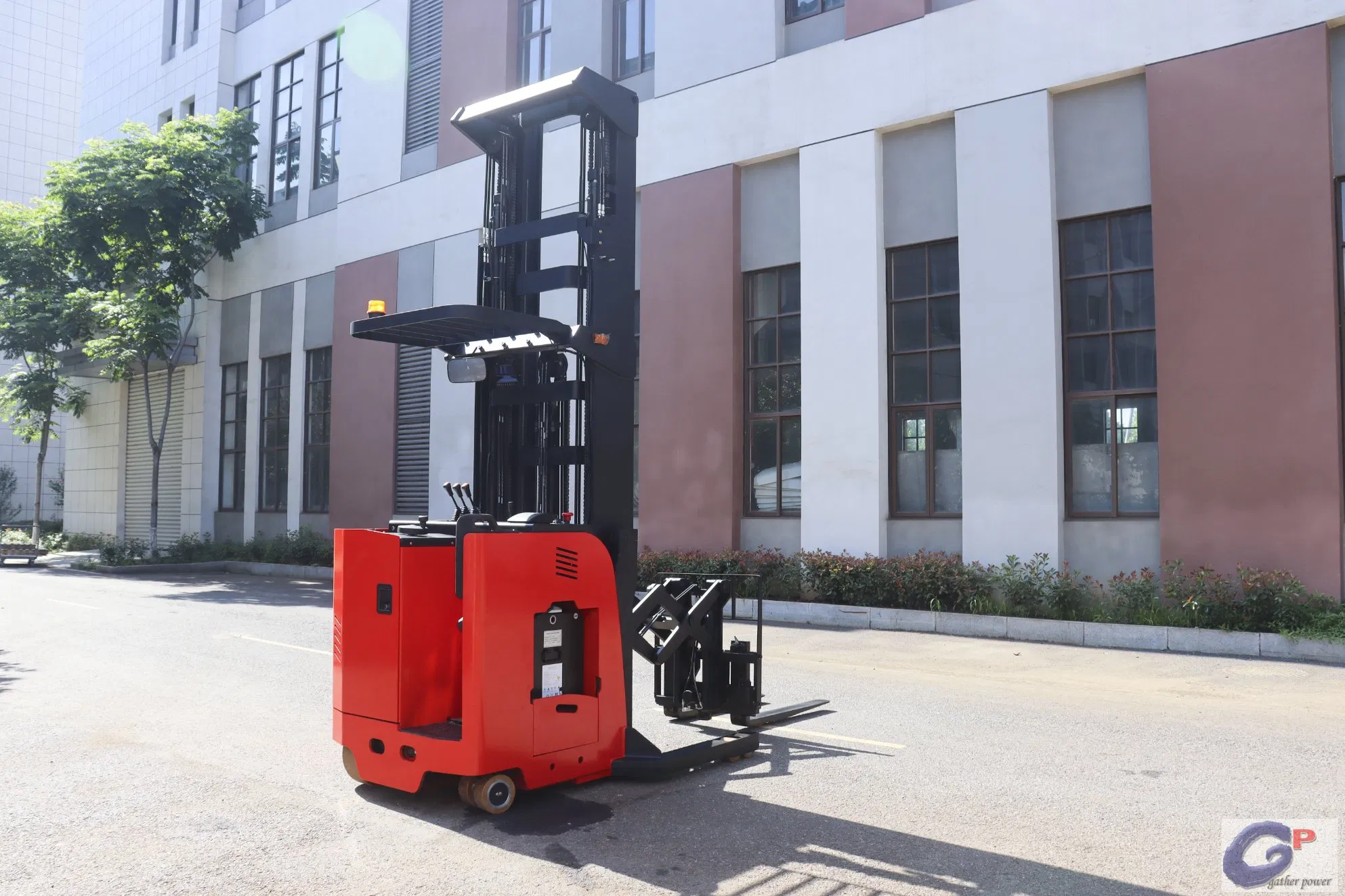 2 Ton Electric Stacker Forklift Industrial Automated Transport Reach Load Portable Stacker