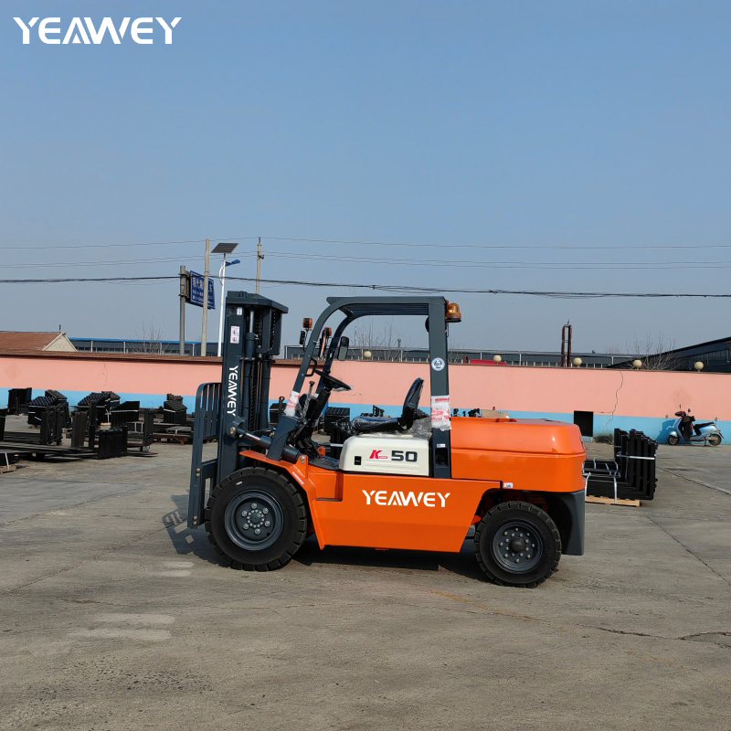 4ton K5ton New Diesel 3 Ton Automated Manual Diesel Forklift with Pneumatic Tire