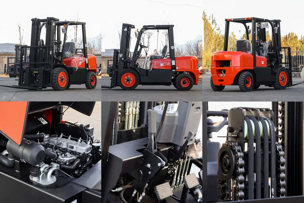 Large Forklift Operational View