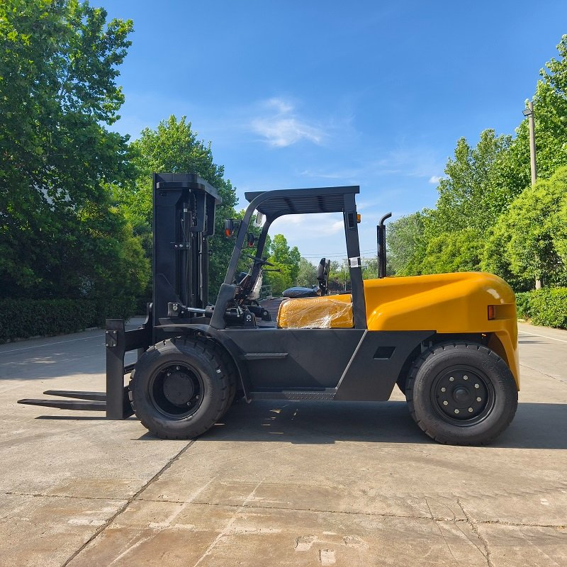 Maiyun Factory 10 Ton Heavy Duty Diesel Forklift Truck Pallet Jack Fork Lift Parts with Attachment