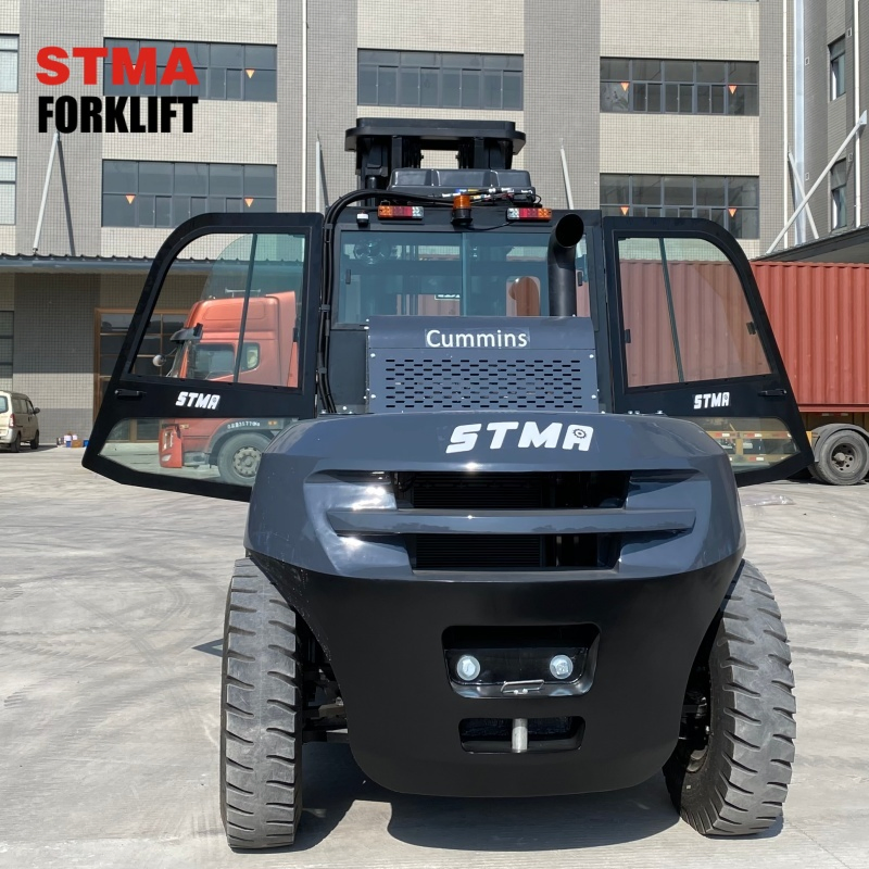 Stma Manual Heavy Duty Forklifts Diesel 12 Tonne 12000kg Forklift with EPA Engine