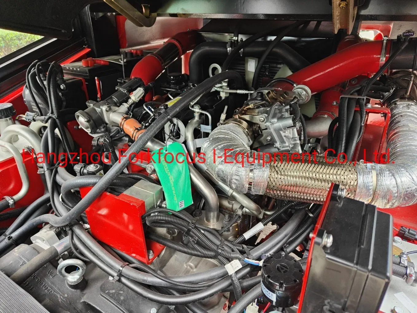 Hangcha Counterbalance Forklift 28ton Heavy Duty Forkfocus Truck with Container Mast