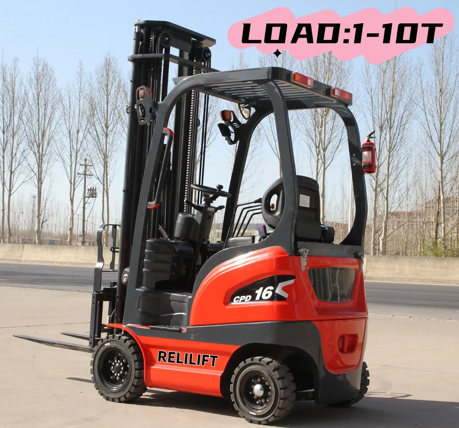 Hot Fwd Lead-Acid Battery Truck Fork Lift Electric Short Wheelbase Electric Pallet Truck with Automatic Braking System