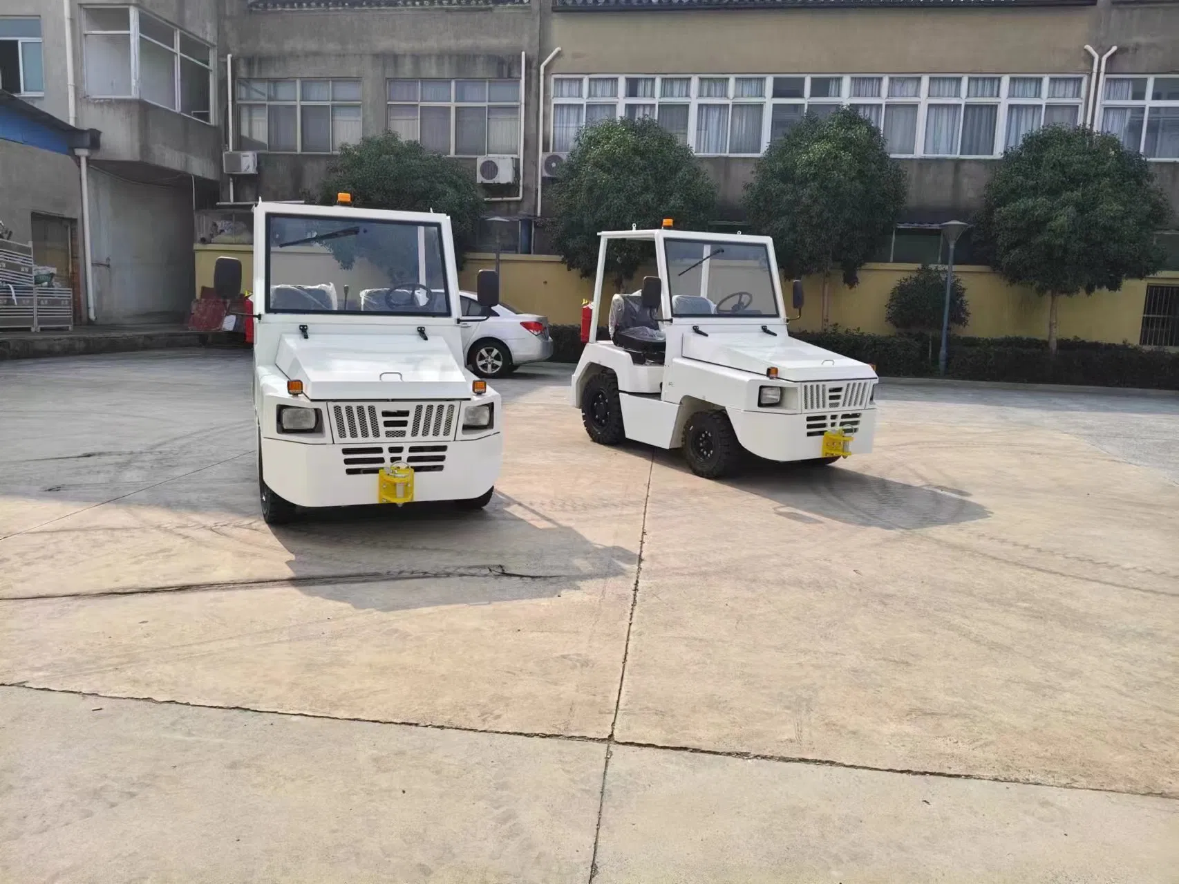 Manufacture Airport Cargo Luggage Baggage Tractor Diesel Electric Tow Tractor 20ton Ctd20 with Cabin