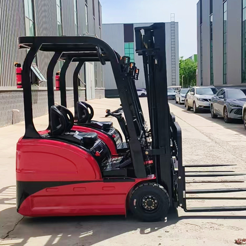 Free Shipping Three-Wheele Forklift ISO EPA CE 60V 0.5 Ton 1 Ton 1.5 Ton 2 Ton 5 Ton Mini Electric Forklifts Trucks Price Battery Forklift Electric