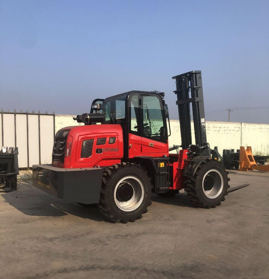 Wholesale 4WD 3/3.5/5t off Road Forklift All Rough Terrain Fork Lift Truck