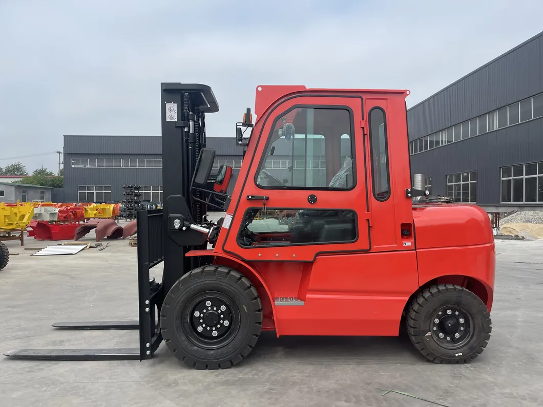 Diesel Forklift Front View