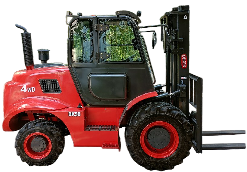 5ton/5000kg All Four Wheel Drive 4X4wd Rough Terrain off Road Forklifts
