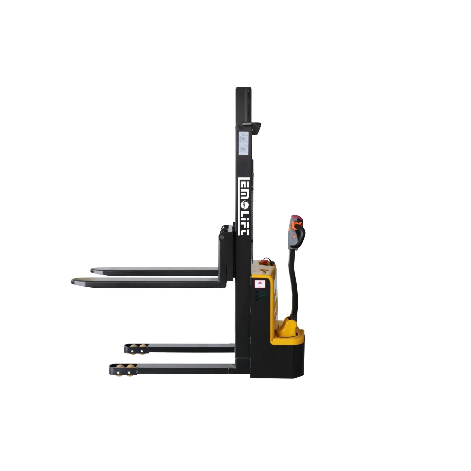 Factory Self Loading Stacker Lift 1500kg Full Electric Walking Type Lift Forklift