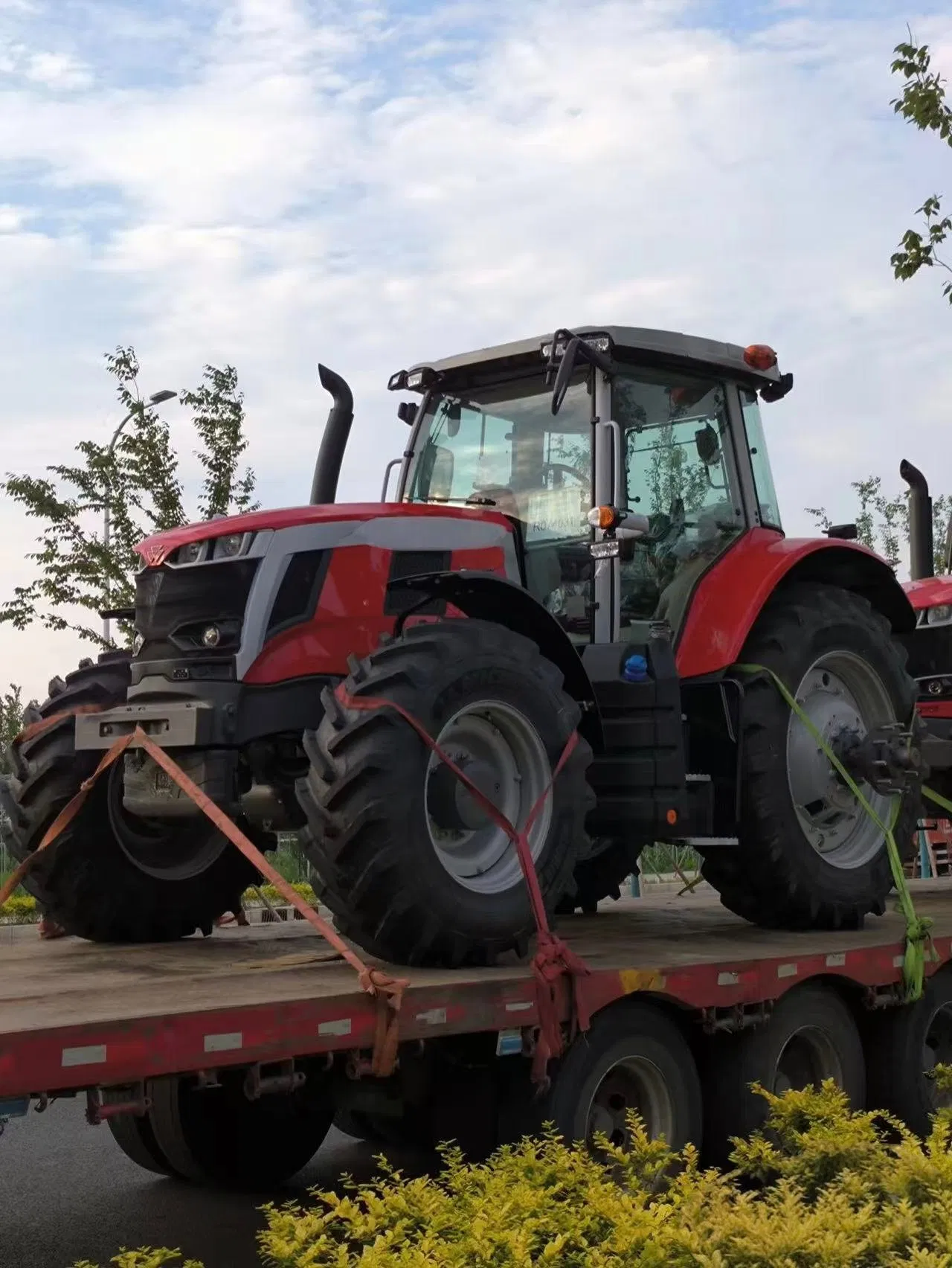 The Tractor's Ability to Tow Multiple Implements at Once Enhances Its Efficiency, Allowing Farmers to Complete Various Tasks in a Single Pass.