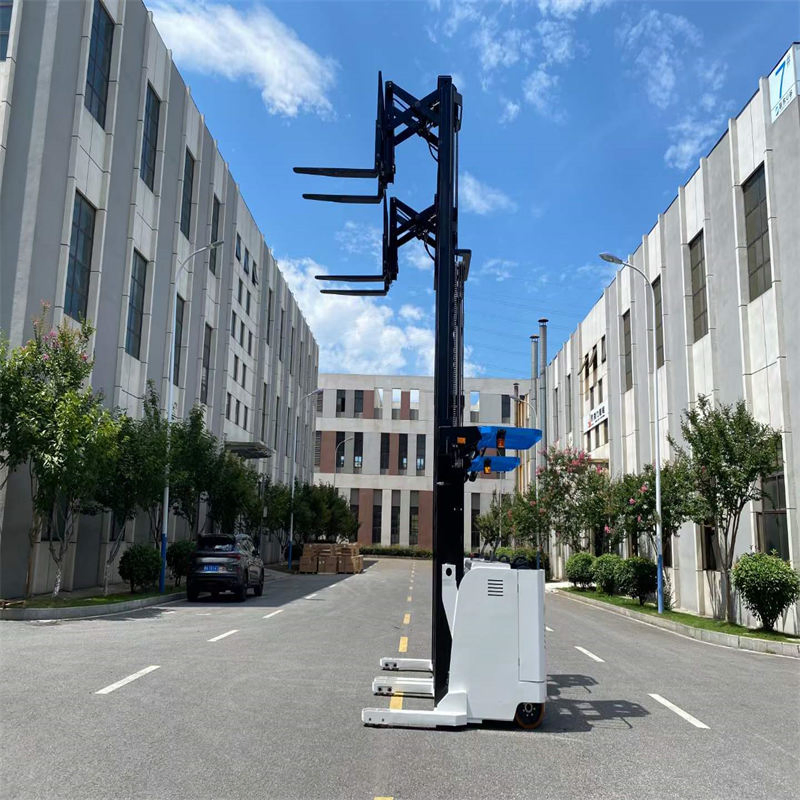 Younglift Cqd-J Customized Warehouse Side Stand Scissor Electric Forklift Truck Electric Reach Forklift