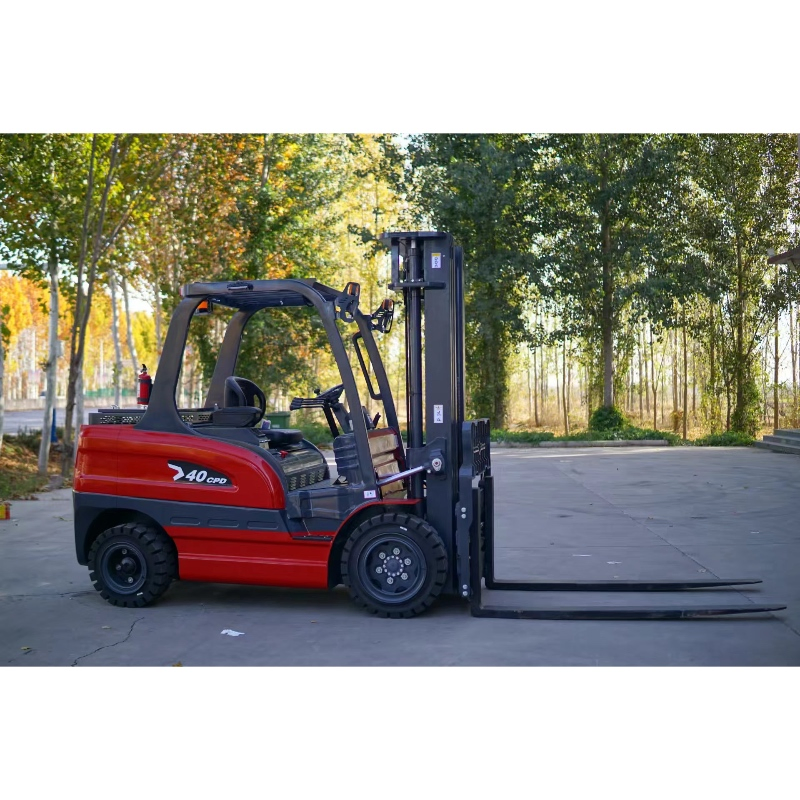 High-Performance Electric Forklift for All Terrain Use