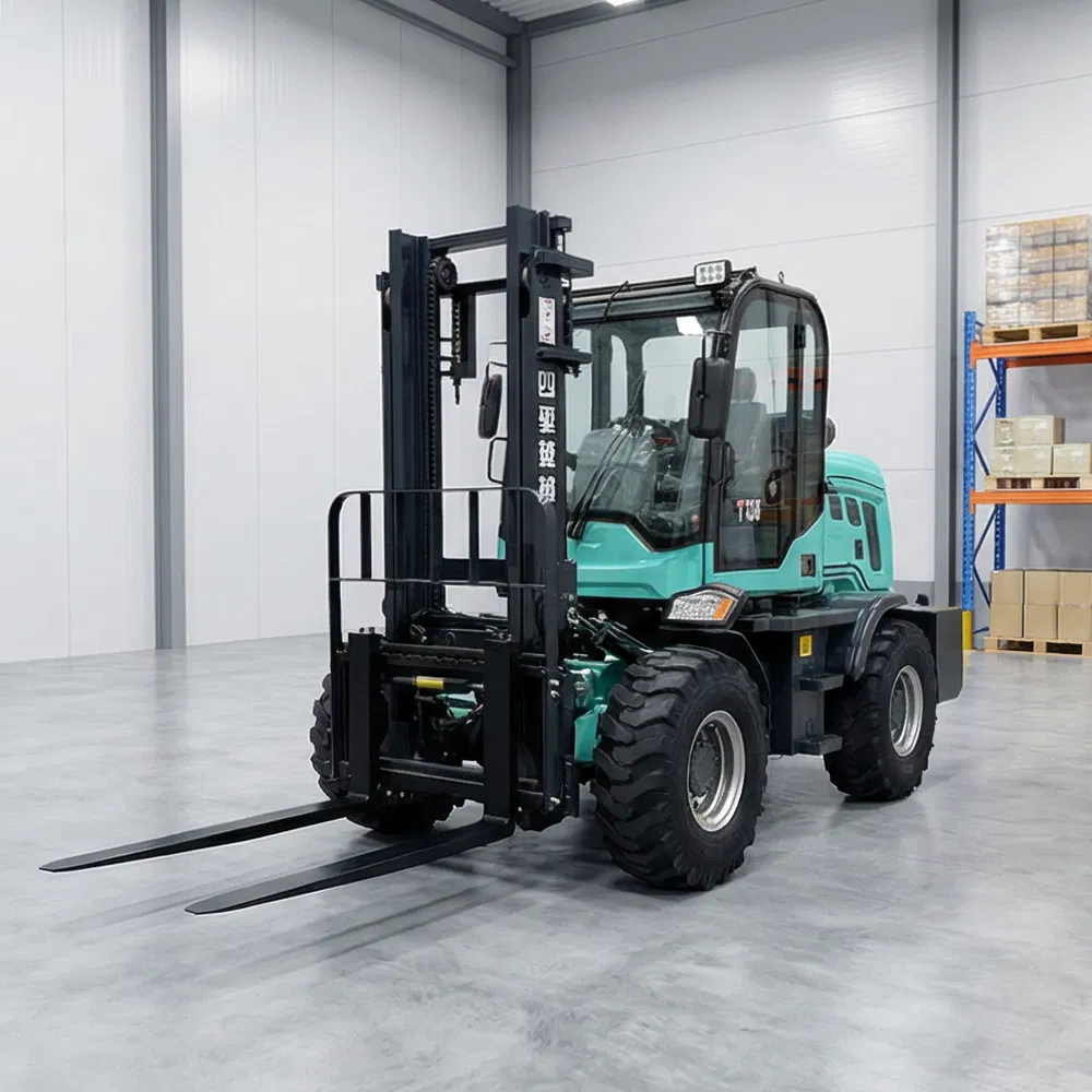 Factory Price Lithium Battery Mini 1ton 2ton 3ton 3.5 Ton 4 Ton 5 Ton Telescopic Handler Electric Rough Terrain with Side Loader Forklift