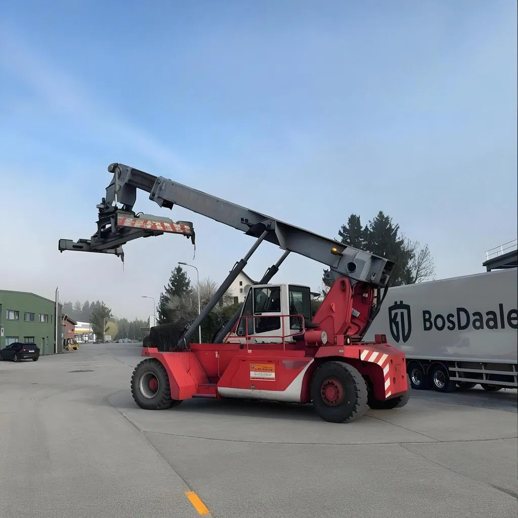 Port Container Stacking Forklift Handler - Standard Height with Side-Sitting Drive