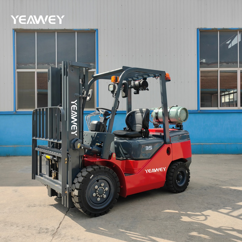 3ton LPG Forklift with 3/4/5/6m Duplex/Triplex Mast and Side Shifter LPG Forklift Automated Forklift Low Price New Type Forklift