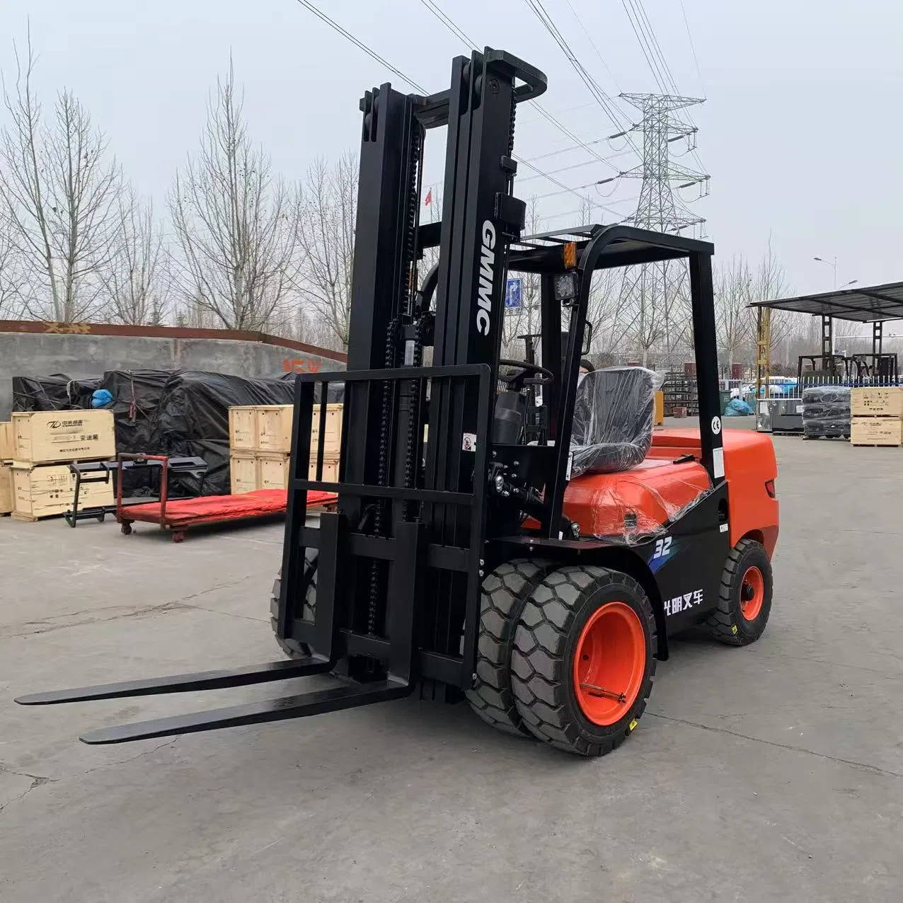 Heli Automated Forklift 3 Ton 4000kg 4500kg 5000kg Diesel Engine Forklift 3m 4.5m with Side Shift New Type Forklift