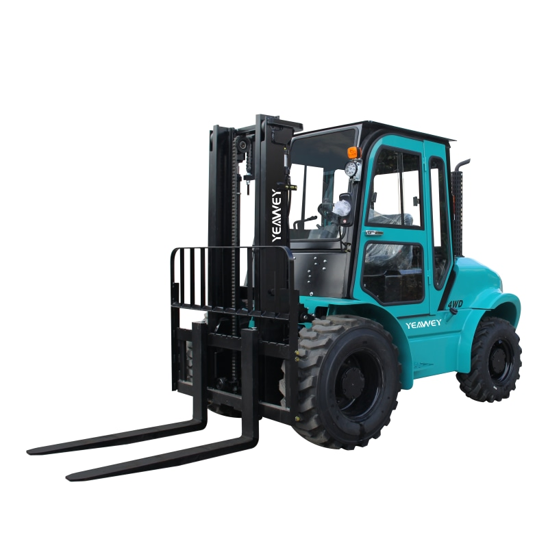 Multifunctional Diesel Rough Terrain Forklift Multi-Purpose New Four Wheel Drive 4WD Hydraulic off Road All Terrain Rough Terrain Forklift