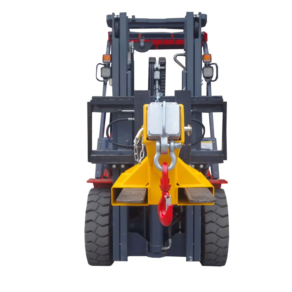 Adjustable Forklift Jib Crane Telescopic Forklift Lifting Jib Extension Fixed Boom Attachment