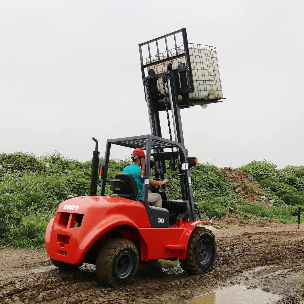 Diesel Forklift Front View