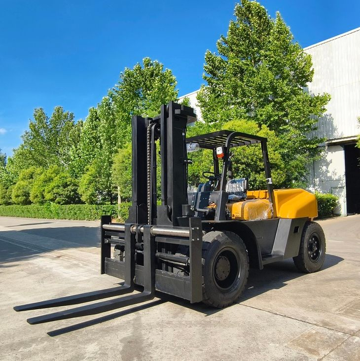 Maiyun Factory 10 Ton Heavy Duty Diesel Forklift Truck Pallet Jack Fork Lift Parts with Attachment