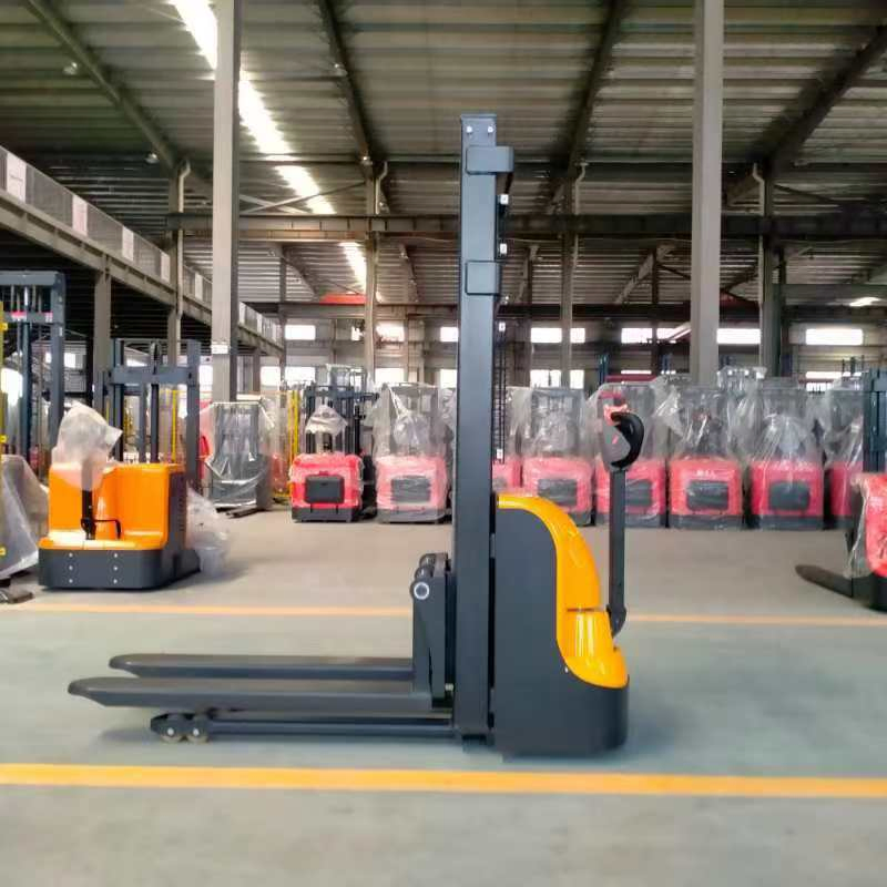 High Quality 1 Ton 1.5 Ton 2m 3m Brand New Manual Electric Pallet Stacker Material Handling Truck Forklift with Warehouse
