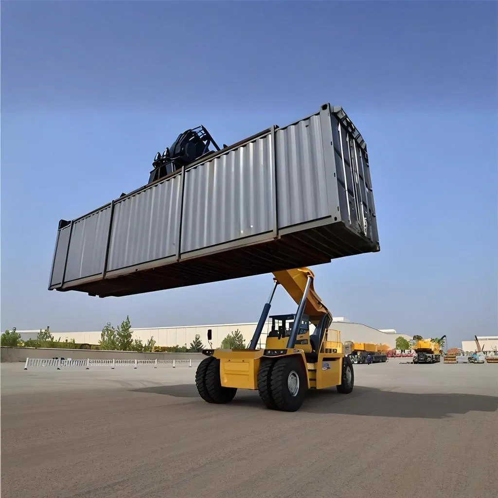 Internal Combustion Container Handler Reach Stacker Forklift Truck for Heavy Loads